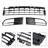 2012-2016 VW Beetle Front Bumper Lower Grille + Fog Light Grille W/ Chrome Generic