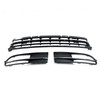 2012-2016 VW Beetle Front Bumper Lower Grille + Fog Light Grille W/ Chrome Generic