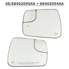 2019-2022 Dodge Ram 1500 2500 Blind Spot + Heat Exterior Mirror Glass Left+Right 68402094AA,68402128AA,68402037AA,68402093AA Generic