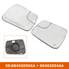2019-2022 Dodge Ram 1500 2500 Blind Spot + Heat Exterior Mirror Glass Left+Right 68402094AA,68402128AA,68402037AA,68402093AA Generic