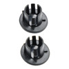 24-later FLHX Fairing Mirror Hole Plugs Black