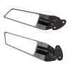 2015-2023 Honda CBR300R CNC Aluminum Adjustable Swivel Winglet Mirror White Generic