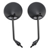 BLACK REAR VIEW MIRROR PAIR Ø100MM FOR SIMSOM S50 S51 S53 SR50 SCHWALBE KR51