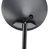 BLACK REAR VIEW MIRROR PAIR Ø100MM FOR SIMSOM S50 S51 S53 SR50 SCHWALBE KR51