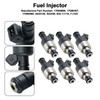 1987-1988 CADILLAC CIMARRON 6PCS Fuel Injector 5235136 Silver Generic