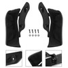 Adjustable Upper Fairing Side Wind Air Deflector For Road Glide 2015-2020 Black Adjustable Upper Fairing Side Wind Air Deflector For Road Glide 2015-2020 Black