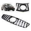 GTR Style Front Bumper Grille Grill Fit Benz C-Class W204 C300 C350 2008-2014