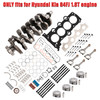 2012-on Kia Ceed Forte/K3/K4 KX3 Optima/K5 Seltos Soul Sportage G4FJ 1.6T Engine Overhaul Rebuild Kit Pistons Rods Gasket Kit Generic