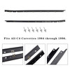 1984-1996 Corvette Driver + Passenger Sides Door Panel Outer Window Seals Generic 1984-1996 Corvette Driver + Passenger Sides Door Panel Outer Window Seals Generic