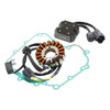 2006-2015 Kymco KXR 250 18-Pole Magneto Coil Stator + Voltage Regulator + Gasket Assy 31120-LBA7-90A Generic