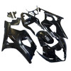 2003-2004 K3 GSXR1000 Suzuki Black with Silver Logo Fairing Kit