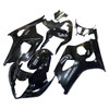 2003-2004 K3 GSXR1000 Suzuki Black with Silver Logo Fairing Kit