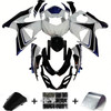 2009-2016 K9 GSXR1000 Suzuki White&Blue Style7 Fairing Kit