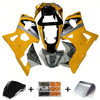 2001-2003 GSXR600 2000-2003 GSXR750 K1 Suzuki Yellow&Grey Fairing Kit