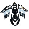 2004-2005 K4 GSXR 600/750 Suzuki White&Black Style3 Fairing Kit