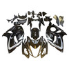 2008-2020 GSX1300R Hayabusa Suzuki Black with Gold Logo Fairing Kit