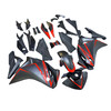 2011-2015 CBR250R Honda Black with Red Stripe Fairing Kit
