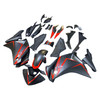 2011-2015 CBR250R Honda Black with Red Stripe Fairing Kit