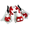 1990-1998 Honda CBR250RR MC22 White Red Fairing Kit 1