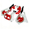 1990-1998 Honda CBR250RR MC22 White Red Fairing Kit 1