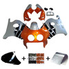 1990-1998 Honda CBR250RR MC22 Orange Silver Fairing Kit