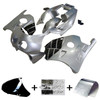 1990-1998 Honda CBR250RR MC22 Silver Black Fairing Kit