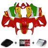 1998-1999 Honda CBR900RR 919 Red Yellow Green White Fairing Kit