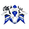 2012-2014 Yamaha YZF 1000 R1 Blue Black White Fairing Kit