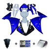 2012-2014 Yamaha YZF 1000 R1 Black Blue Gray Fairing Kit