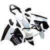2000-2002 Kawasaki ZX6R 636 & 2005-2008 Kawasaki ZZR600 White Black Fairing Kit