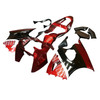 2000-2002 Kawasaki ZX6R 636 & 2005-2008 Kawasaki ZZR600 Red Black & Logo Fairing Kit
