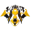 2013-2018 Kawasaki ZX6R 636 Yellow Black Fairing Kit
