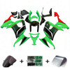 2008-2010 Kawasaki ZX10R Black Green Red Fairing Kit