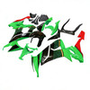 2008-2010 Kawasaki ZX10R Black Green Red Fairing Kit