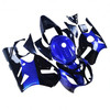 2000-2001 Kawasaki ZX12R Glossy Black Blue Fairing Kit