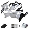 2000-2001 Kawasaki ZX12R White Black Fairing Kit