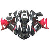 2006-2011 Kawasaki ZX14R ZZR1400 Black Red & White Fairing Kit