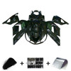 2006-2011 Kawasaki ZX14R ZZR1400 Black Fairing Kit