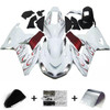 2006-2011 Kawasaki ZX14R ZZR1400 White Black Fairing Kit