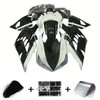 2012-2022 Kawasaki ZX14R ZZR1400 Black White Fairing Kit