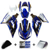 2012-2022 Kawasaki ZX14R ZZR1400 Black Blue White & Gold Fairing Kit