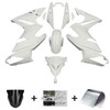2009-2011 Kawasaki Ninja650 EX650 White & Black Fairing Kit