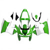 1998-1999 Kawasaki ZX6R White Green Fairing Kit