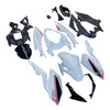 2018-2024 Kawasaki Z400 Black White Red Fairing Kit