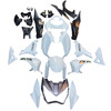 2013-2018 Kawasaki Z800 White Black Fairing Kit