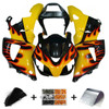 1998-1999 Yamaha YZF 1000 R1 Black Yellow Fairing Kit