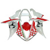 2002-2003 Yamaha YZF R1 Red White Fairing Kit