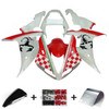2002-2003 Yamaha YZF R1 Red White Fairing Kit
