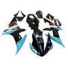 2002-2003 Yamaha YZF R1 Black Light Blue White Fairing Kit