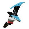 2002-2003 Yamaha YZF R1 Black Light Blue White Fairing Kit